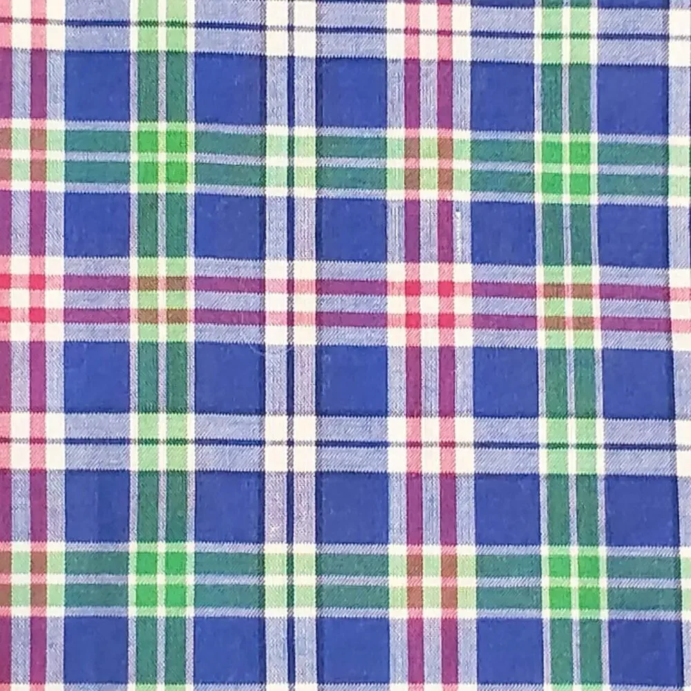 Polo Ralph Lauren Shirt Men's Medium M Blue Multicolor Plaid LS Button Down
